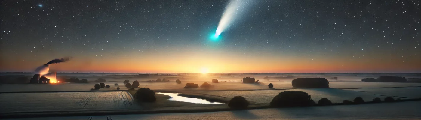 Comet Nishimura at Dawn